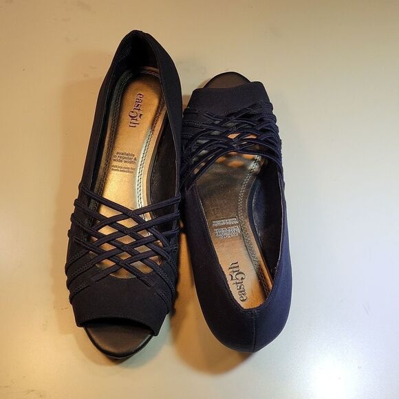 EAST5TH EF GRACE OPEN TOE WEDGE STYLE WOMEN"S SHOE - Picture 7 of 15